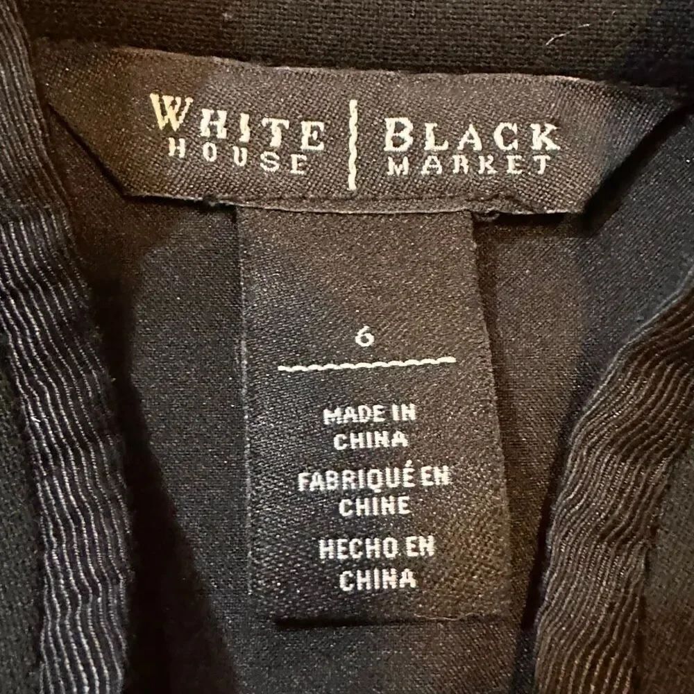 White House Black Market Zip Up Jacket | Women Size 6 - Picture 5 of 12